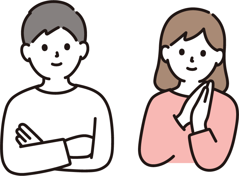 各領域で実務経験を積んだ同性のカウンセラーに相談ができる